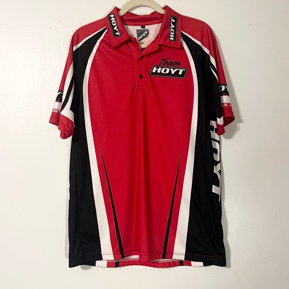 Team Hoyt // Archery Polo Men’s Size Large - Picture 1 of 13